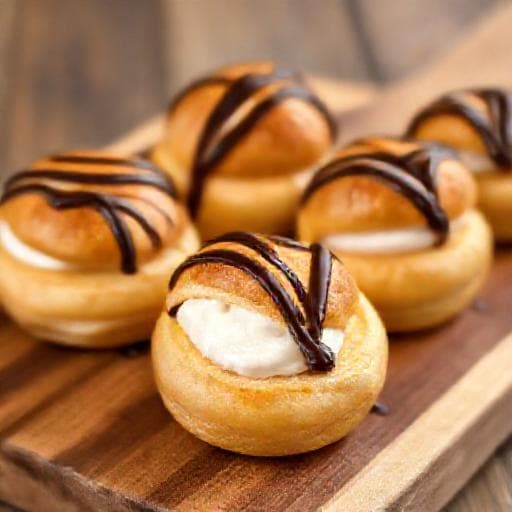 Rychlé Profiterolky z odpalovaného těsta