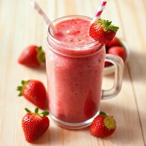 Rychlé jahodové smoothie