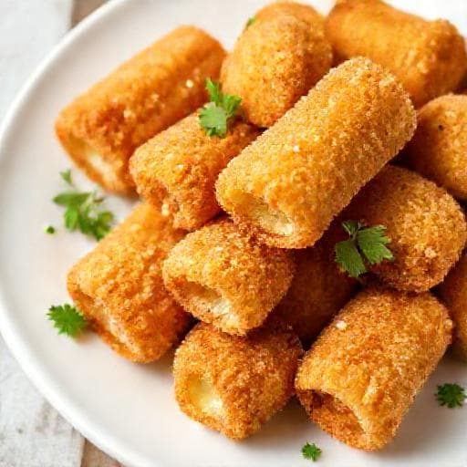 Klasické bramborové krokety