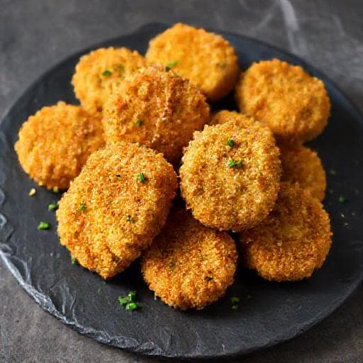 Bramborové krokety s bylinkami a česnekem