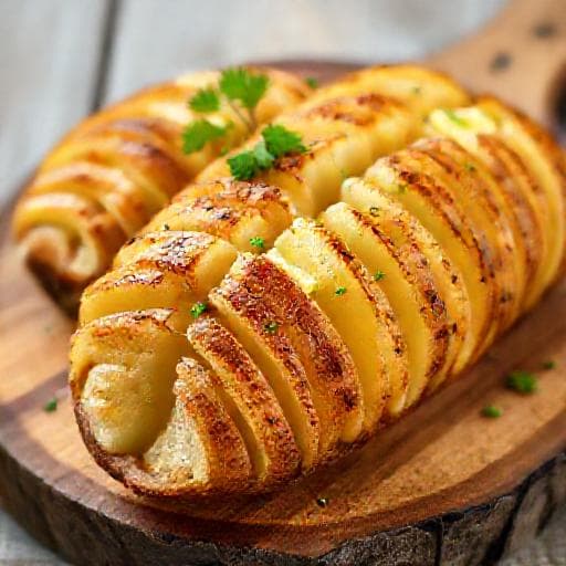 Klasické brambory Hasselback