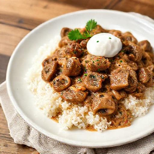 Klasický Hovězí Stroganov