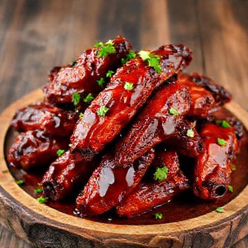 Klasická kuřecí křídla v barbecue omáčce