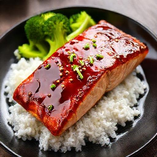 Klasický losos teriyaki