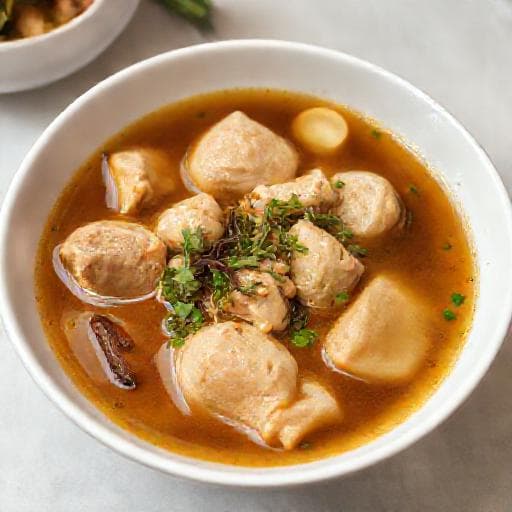 Quick Gà Hầm Ngải Cứu (Simplified Mugwort Chicken Stew)