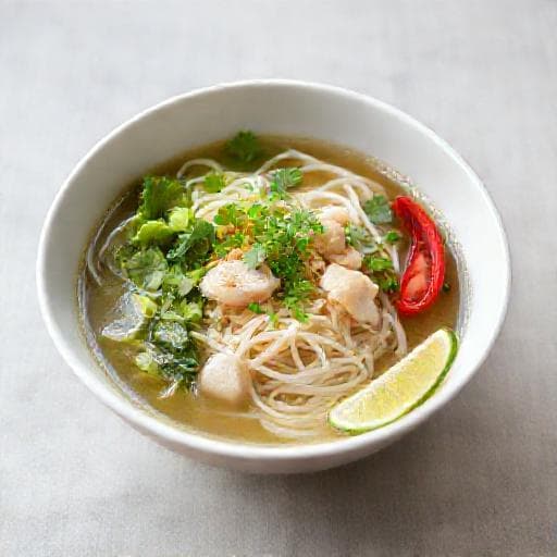 Quick Bún Sứa with Pre-Cooked Jellyfish
