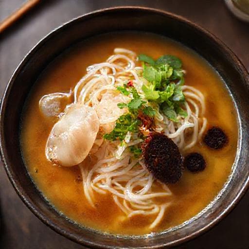 Bún Sứa with Fermented Shrimp Paste Accent