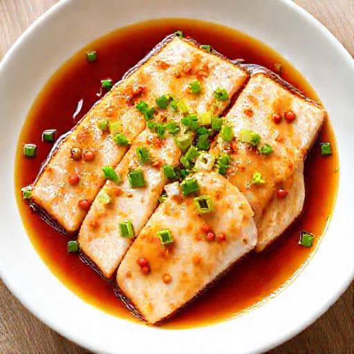 Quick Cá Tai Tượng Chưng Tương (Speedy Steamed Fish with Fermented Bean Sauce)