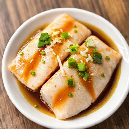 Quick Cantonese Steamed Grouper Fillets