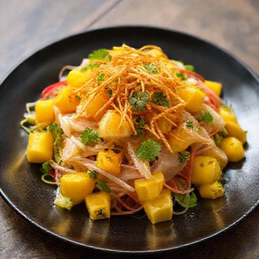 Gỏi Cá Mai with Mango and Crispy Shallots