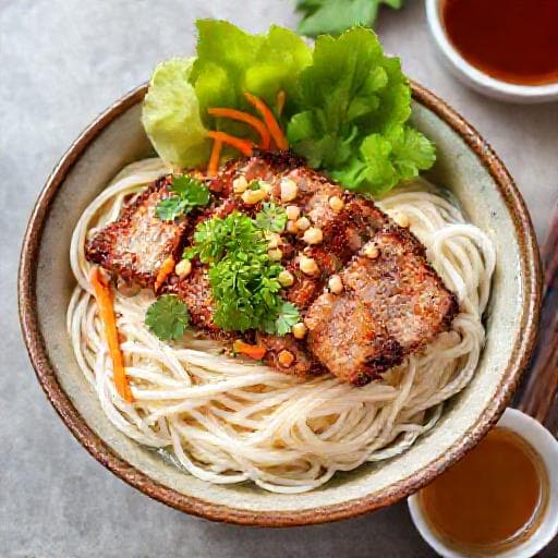 Bún Thịt Nướng (Grilled Pork with Vermicelli Noodles)