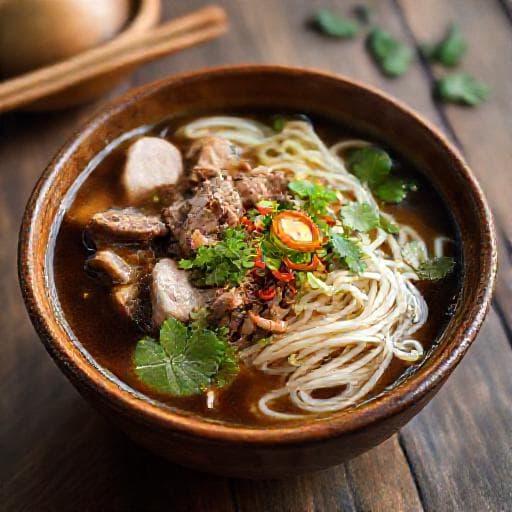 Bún Măng Vịt (Duck Bamboo Noodle Soup)