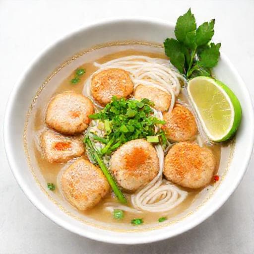 Bún Chả Cá Đà Nẵng (Quick Pan-Fried Fish Cake Noodles)