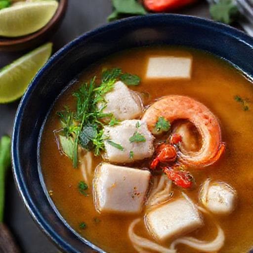 Bún Chả Cá Biển (Coastal Style Fish Cake Noodles)