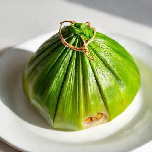Bánh Ú Tro Nhan Đậu Xanh (Mung Bean Filled)