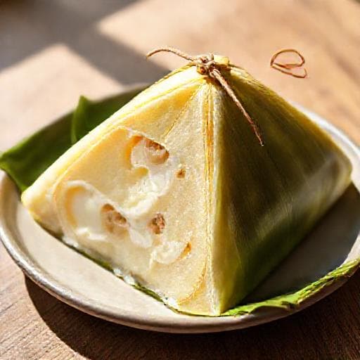 Bánh Ú Tro 'Quick Soak' with Coconut Milk