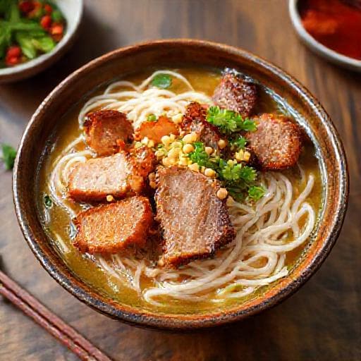 Phở Chua Lạng Sơn with Crispy Pork Belly