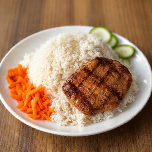 Quick Cơm Tấm Sườn (Simplified Broken Rice with Grilled Pork)