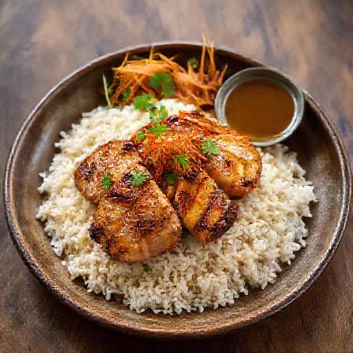 Cơm Tấm Gà Nướng (Grilled Chicken Broken Rice)