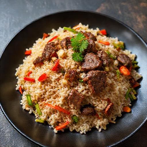 Cơm Chiên Bò Lúc Lắc (Shaking Beef Fried Rice)