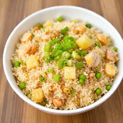 Quick Cơm Chiên Dứa (Speedy Pineapple Fried Rice)