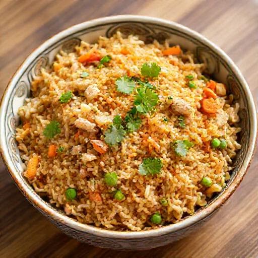 Cơm Chiên Tỏi Gà (Garlic Chicken Fried Rice)