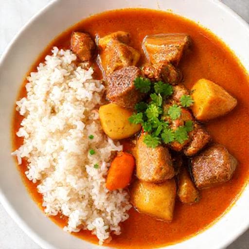 Quick Cơm Cà Ri Bò (Speedy Vietnamese Beef Curry)