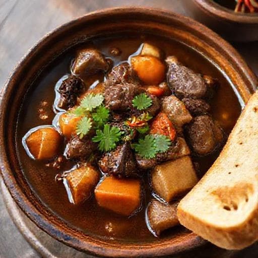 Cà Ri Bò Kho (Vietnamese Braised Beef Stew with Star Anise)