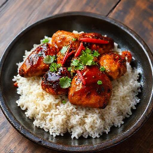 Spicy Lemongrass Cơm Gà Teriyaki