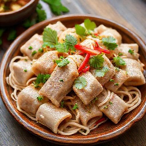 Nem Tai Thính Cuốn (Fresh Pork Ear Rolls)
