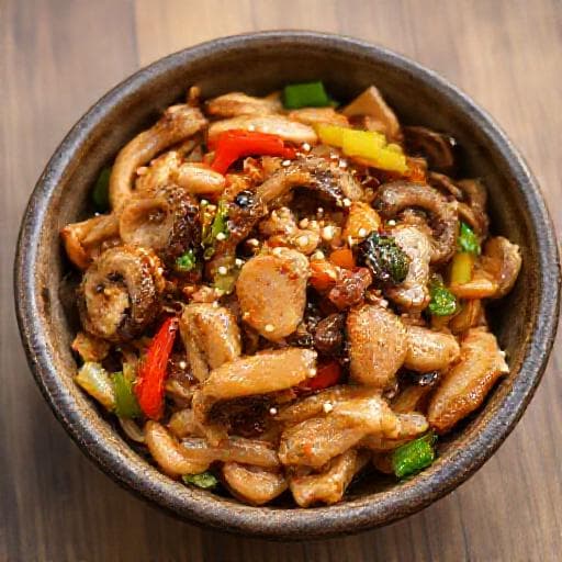 Quick Gà Xào Nấm (Speedy Chicken and Mushroom Stir-fry)