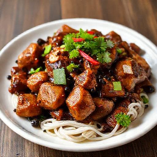 Classic Vietnamese Black Pepper Chicken (Gà Sốt Tiêu Đen)