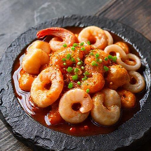 매콤 해물 기름떡볶이