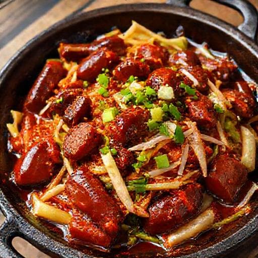 전통 순대볶음