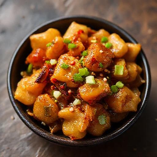 매콤 마늘장아찌 볶음