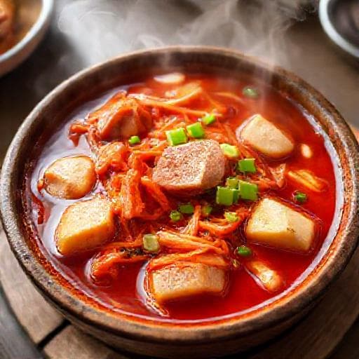 정통 참치김치찌개