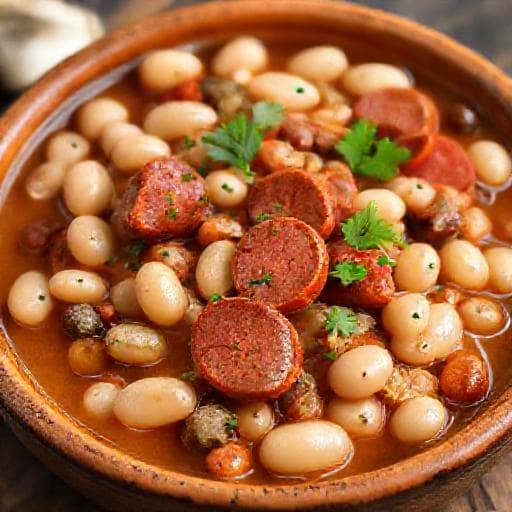 Feijão Branco com Linguiça Tradicional