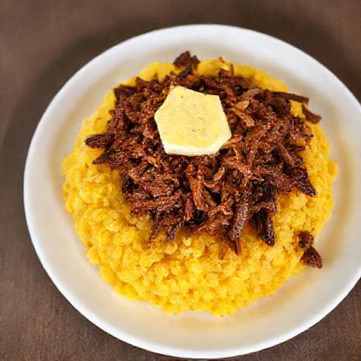 Cuscuz Rápido com Carne Seca Refogada