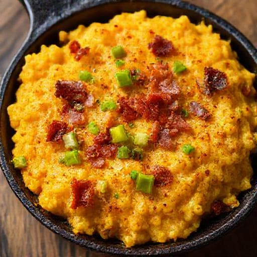 Farofa de Cuscuz Rápida com Bacon