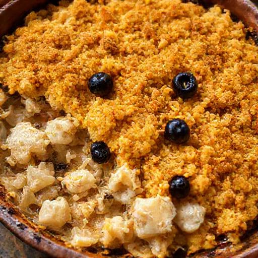 Bacalhau à Narcisa com Broa de Milho