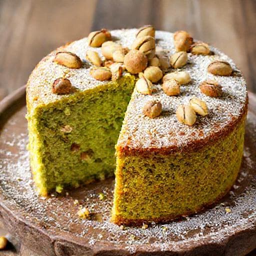 Torta Clássica de Pistache