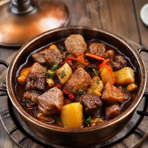 Cataplana de Carne Tradicional