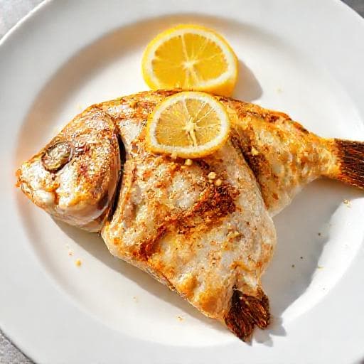 Dourada Rápida no Forno com Limão e Alho