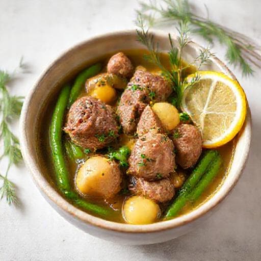 Ensopado de Borrego com Ervas e Limão