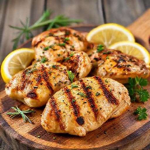 Frango à Guia com Limão e Ervas