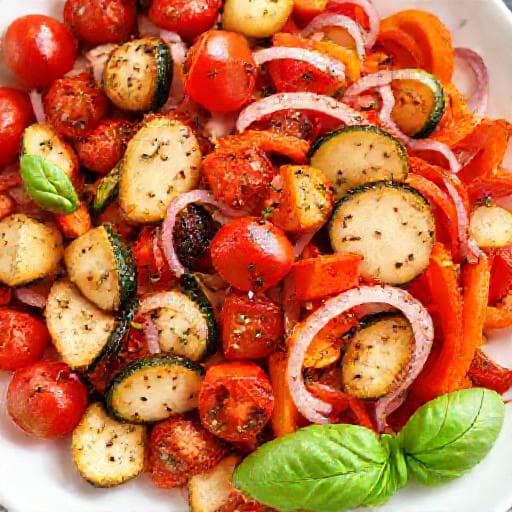 Legumes Mediterrâneos na Air Fryer