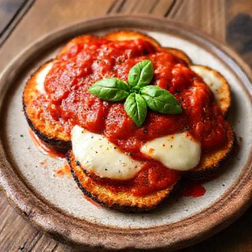 Berinjela à Parmegiana na Air Fryer