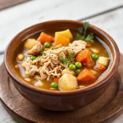 Caldo de Chabéu com Legumes da Época