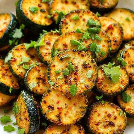 Abobrinha na Air Fryer Picante com Ervas Frescas