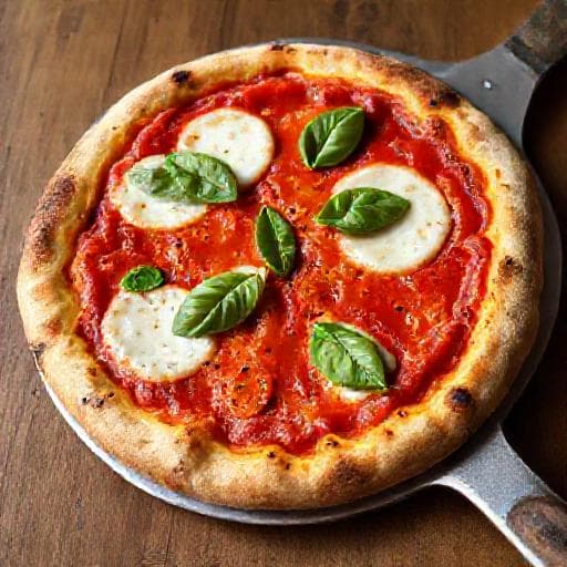 Pizza Margherita com Toque Napolitano